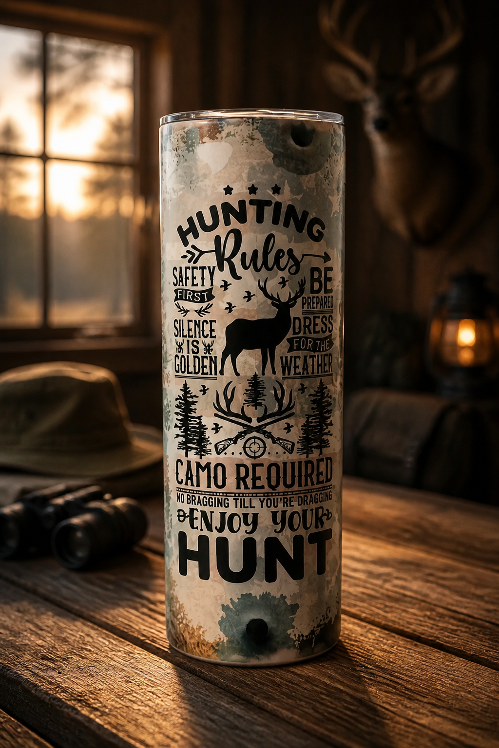 Hunting Rules Tumbler