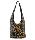 Leopard Sunflower Print Crossbody Bag