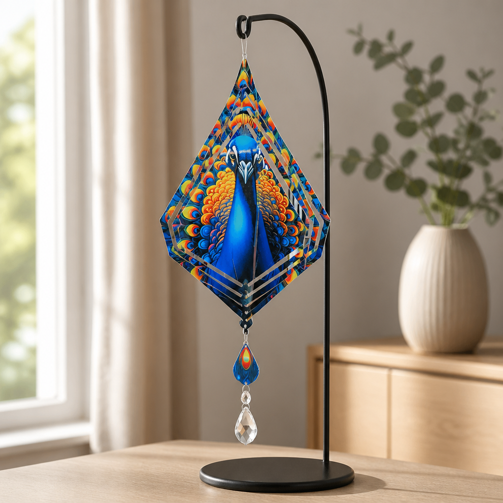 Peacock Wind Spinner