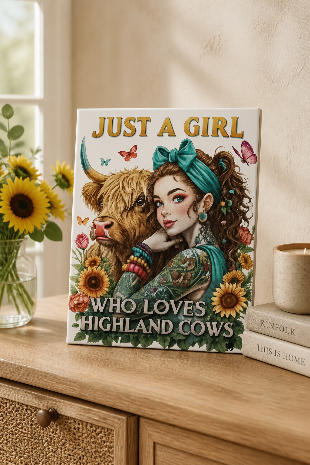 Just a Girl Who Loves Highland Cows