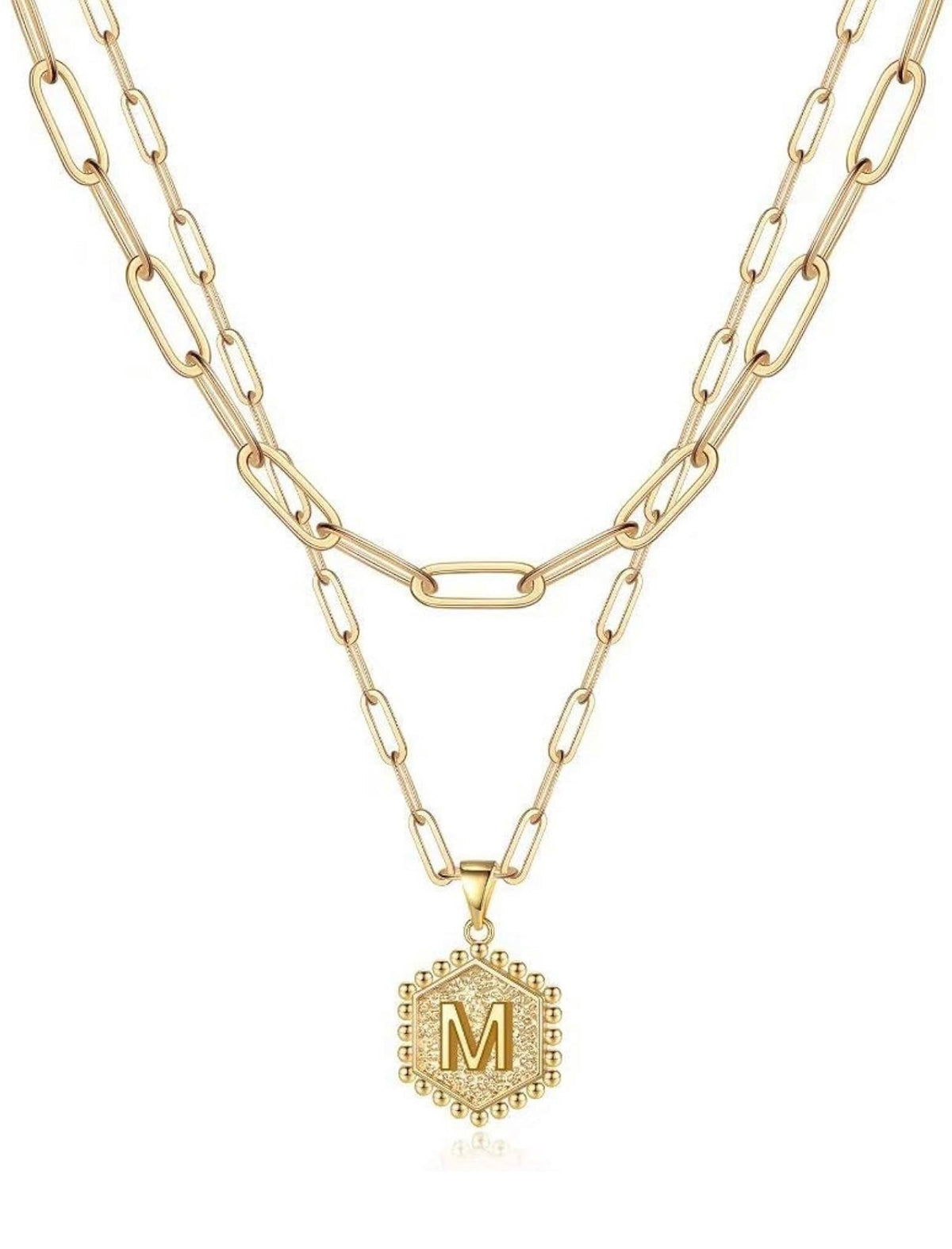 Beautiful Gold Layered Initial Necklaces (A-Z)