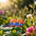 Checkered Pattern Earrings