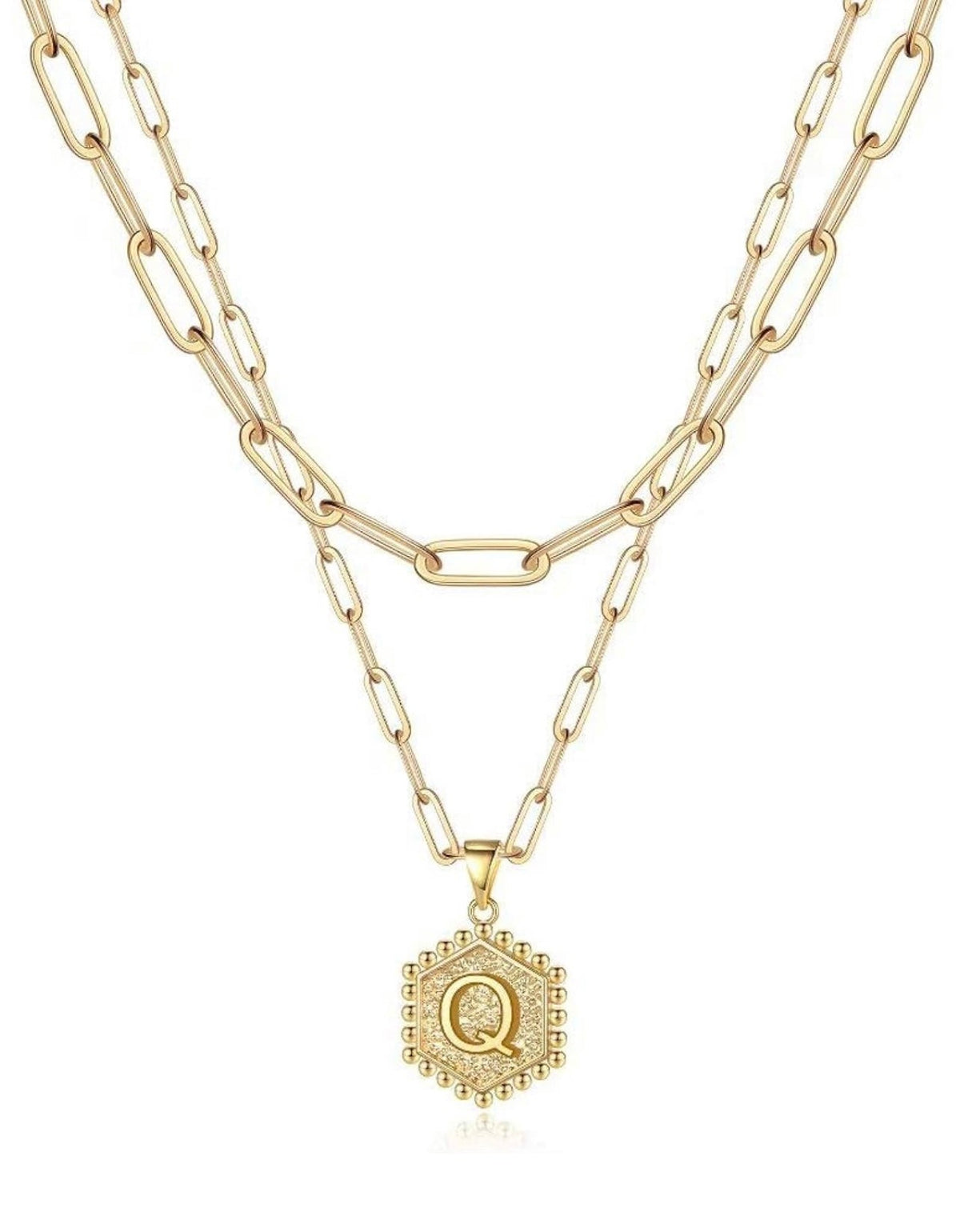 Beautiful Gold Layered Initial Necklaces (A-Z)