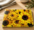 Daisy Glass Cutting Board