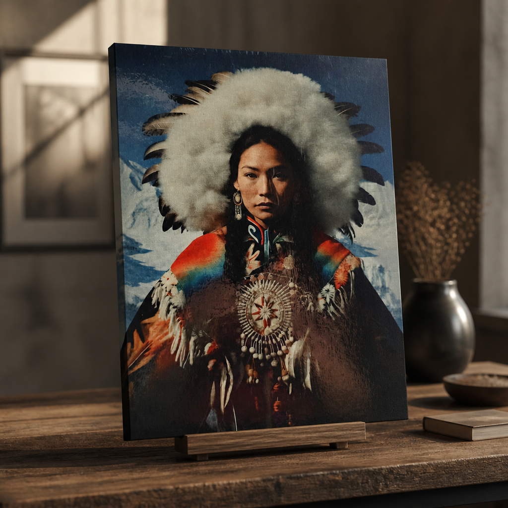 Beautiful American Indian Canvas