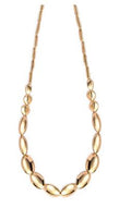 Brissa Beaded Gold Statement Necklace