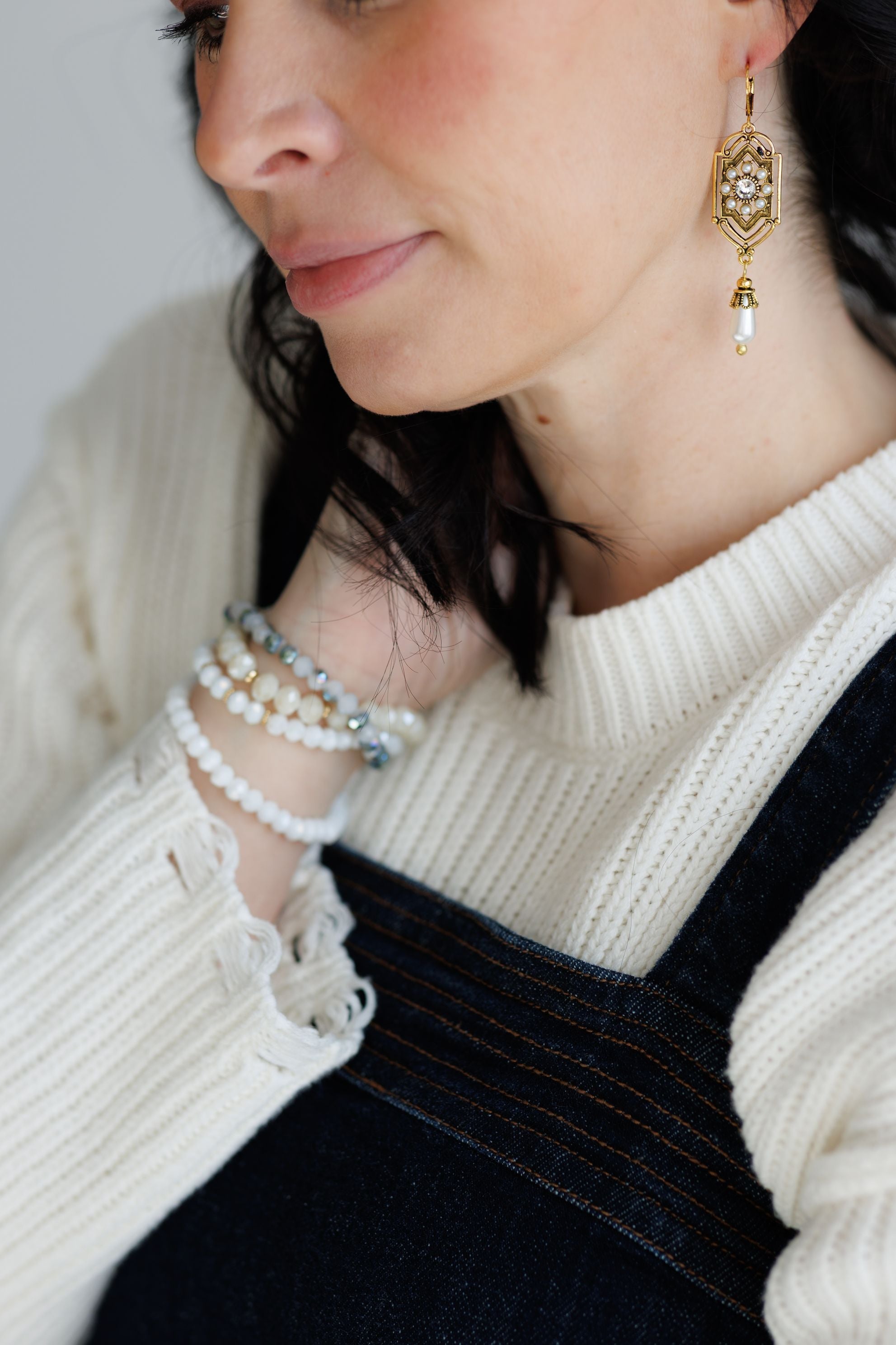 Beautiful Pearl Drop Earrings