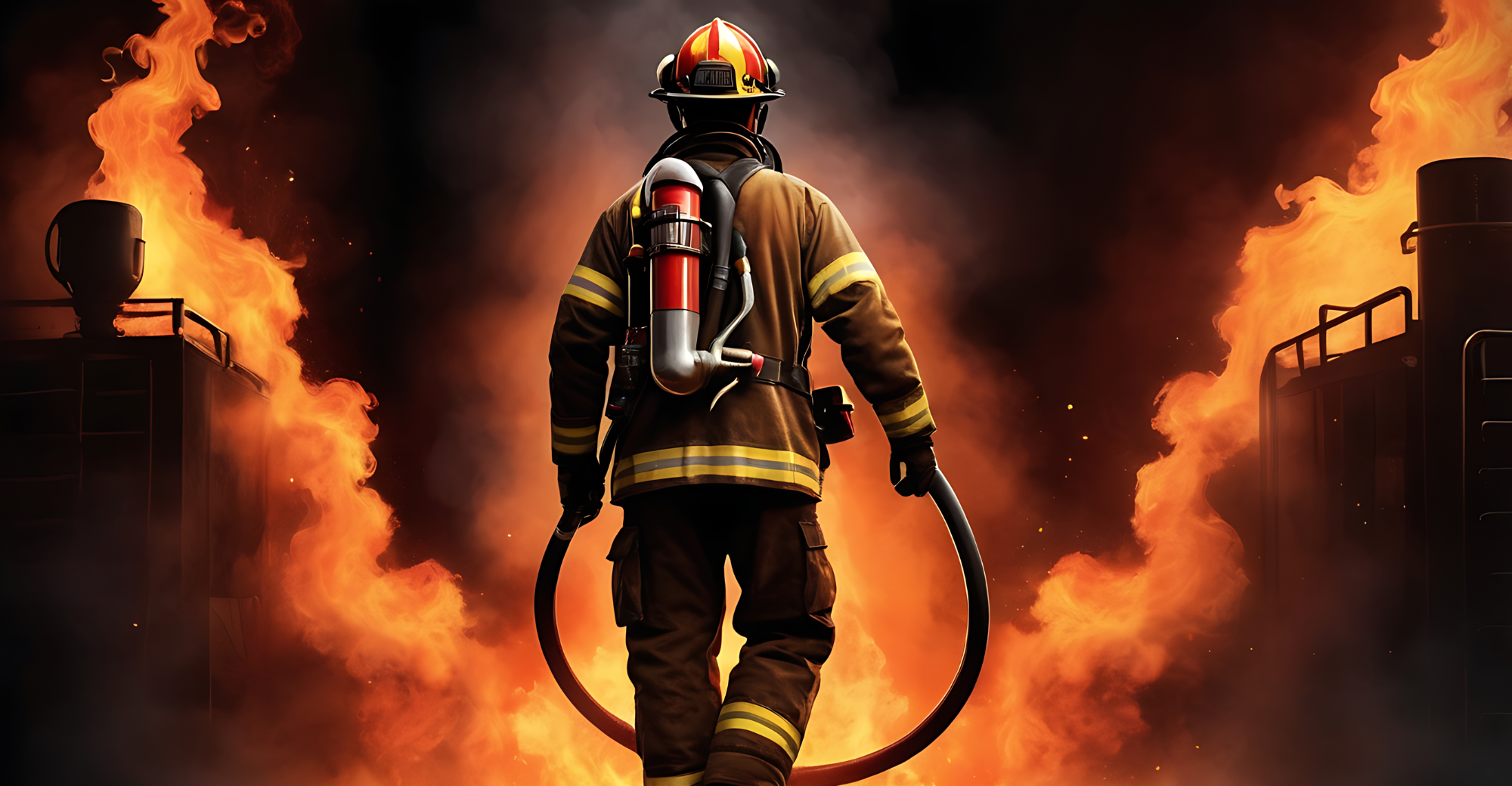 Firefighter License Plate