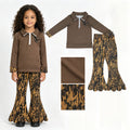 Long sleeves duck pullover camo scallop pants girls outfits