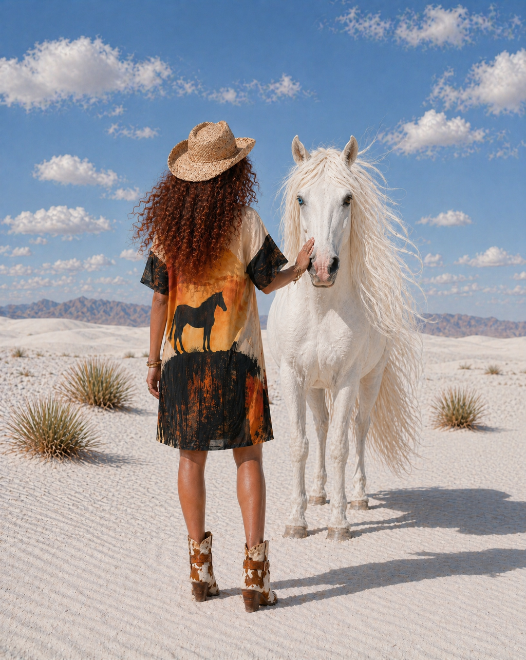 Baha Ranch Canyon Mustang T Shirt Dress or Sleep Shirt