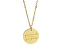 Beautiful Present Over Perfect Necklace in Gold or Silver