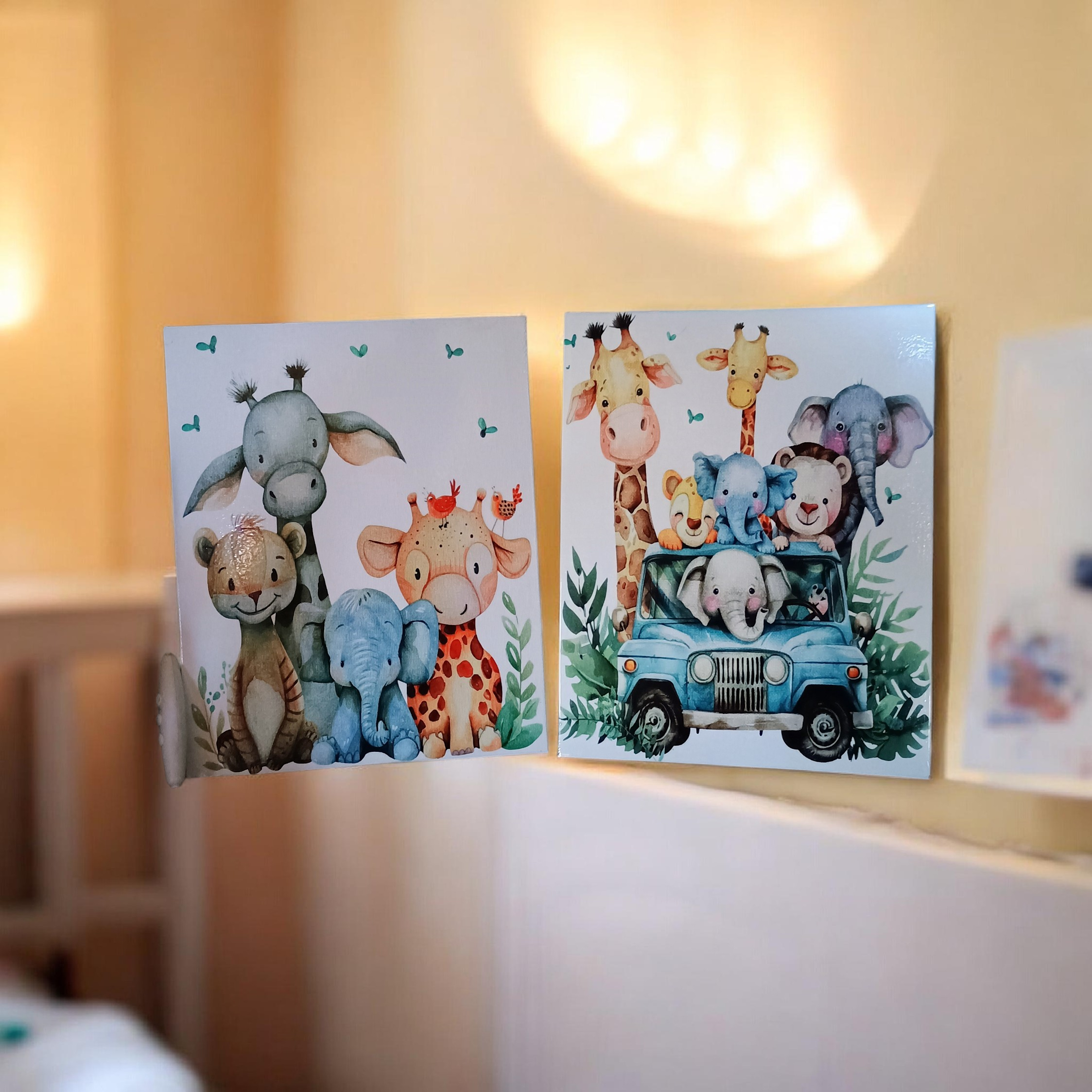 Baby Animal Nursery Canvas
