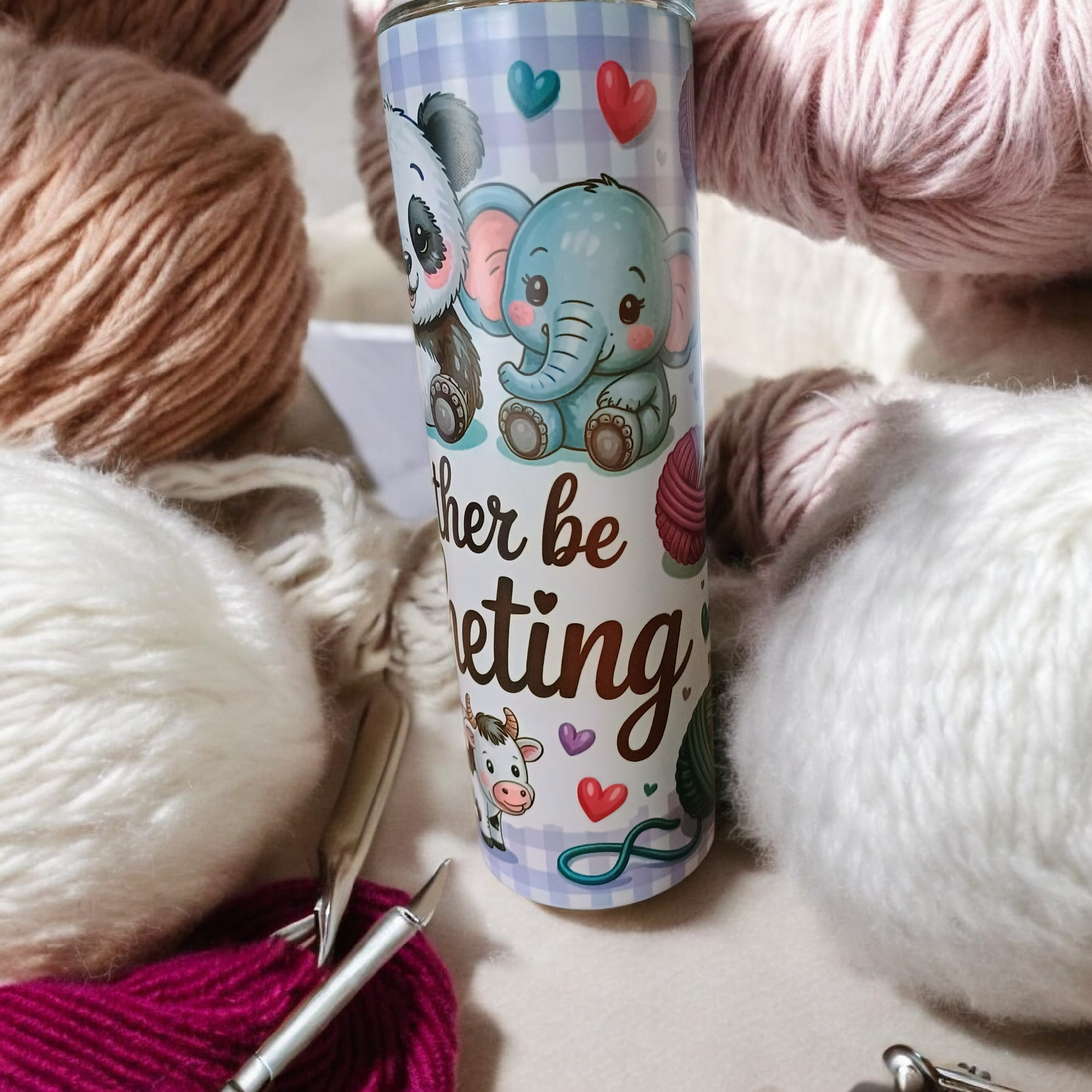 I'd Rather Be Crocheting Tumbler