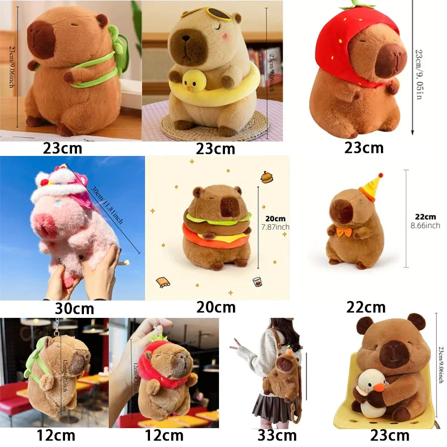 Capybara Plush Toy Set – Mommy with 4 Little Capibara Plush Dolls $9.28-$49.51