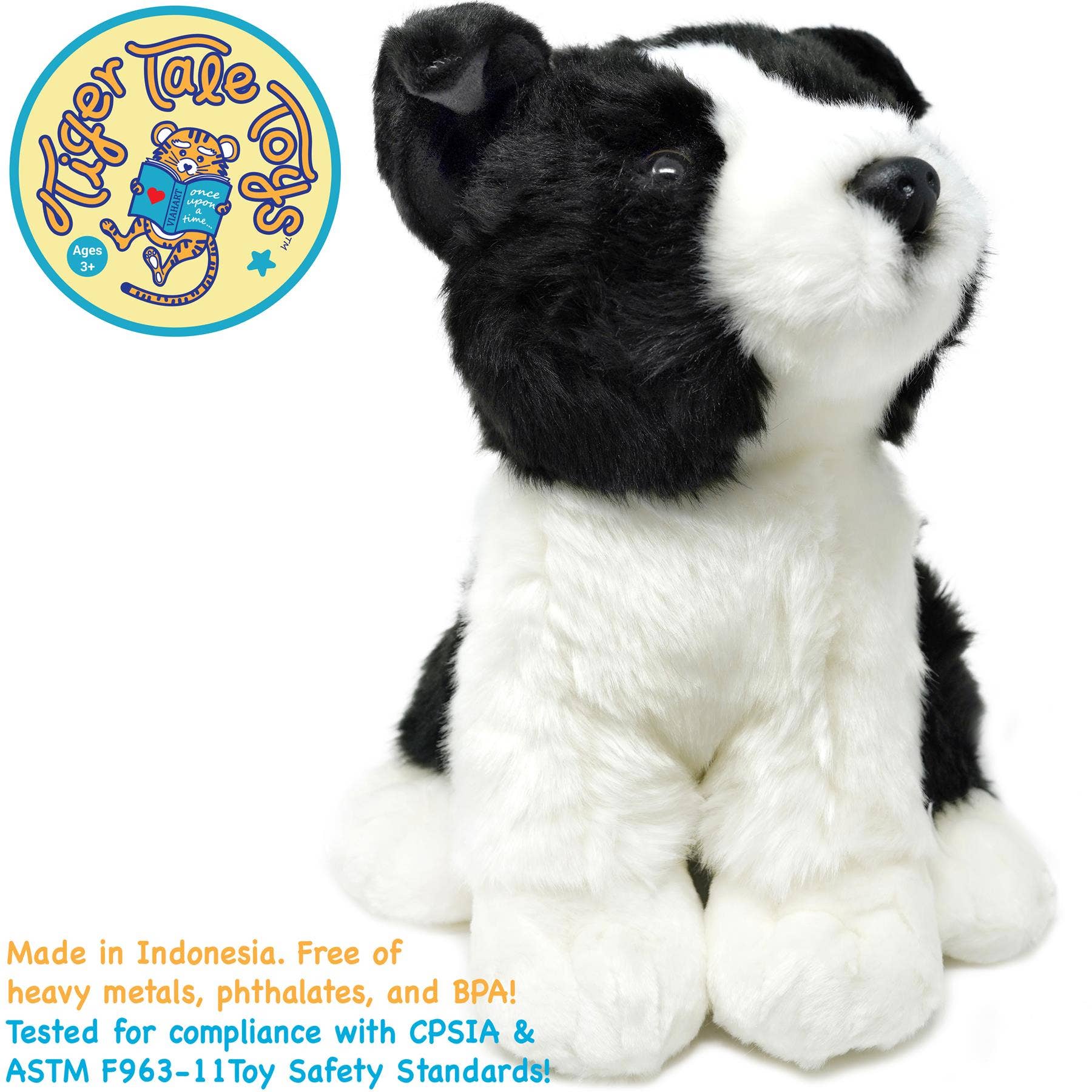 Borna the Ranch-Herding Border Collie 11" Plush — Western Working Dog
