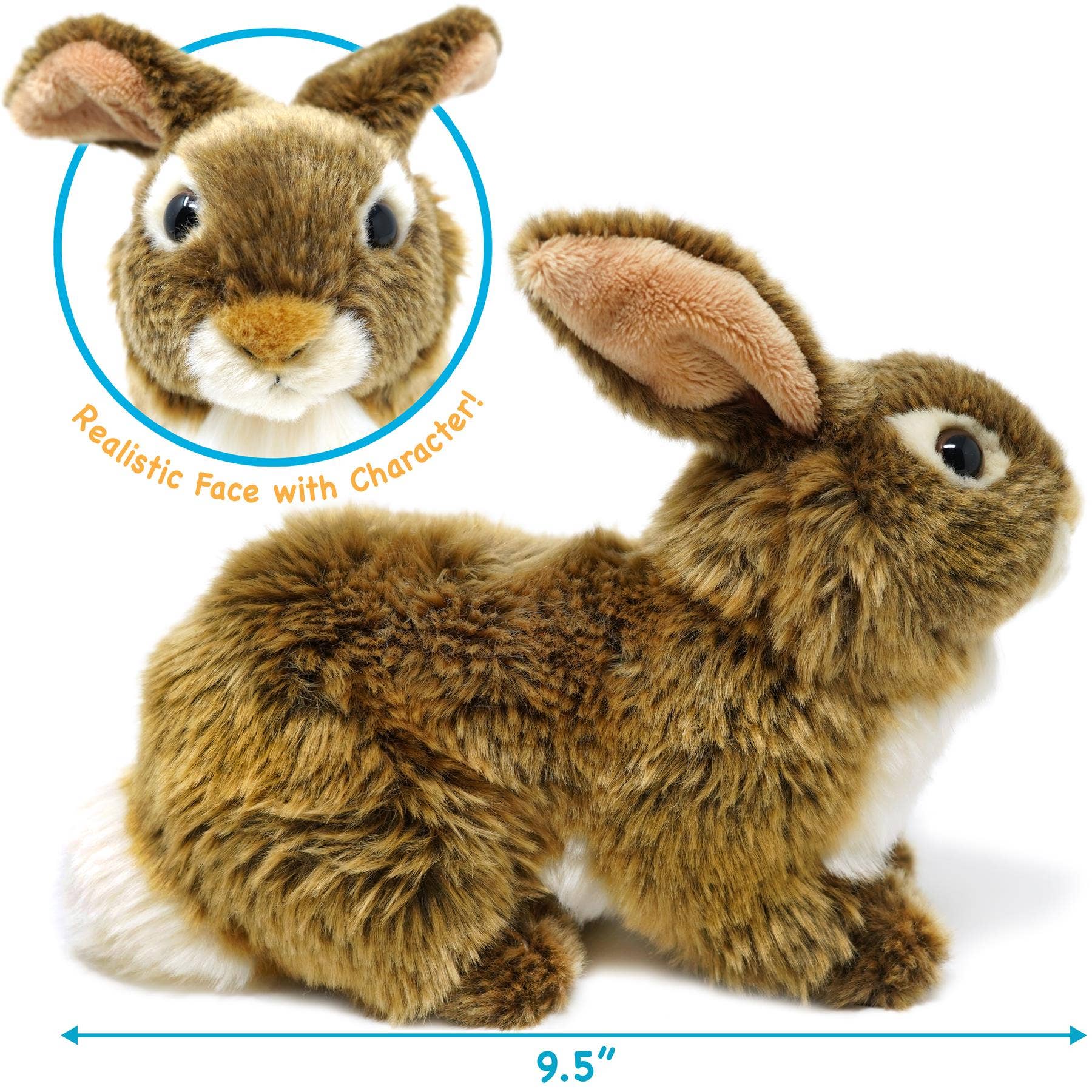 Brigid the Brown Rabbit 10" Plush — Forager Story