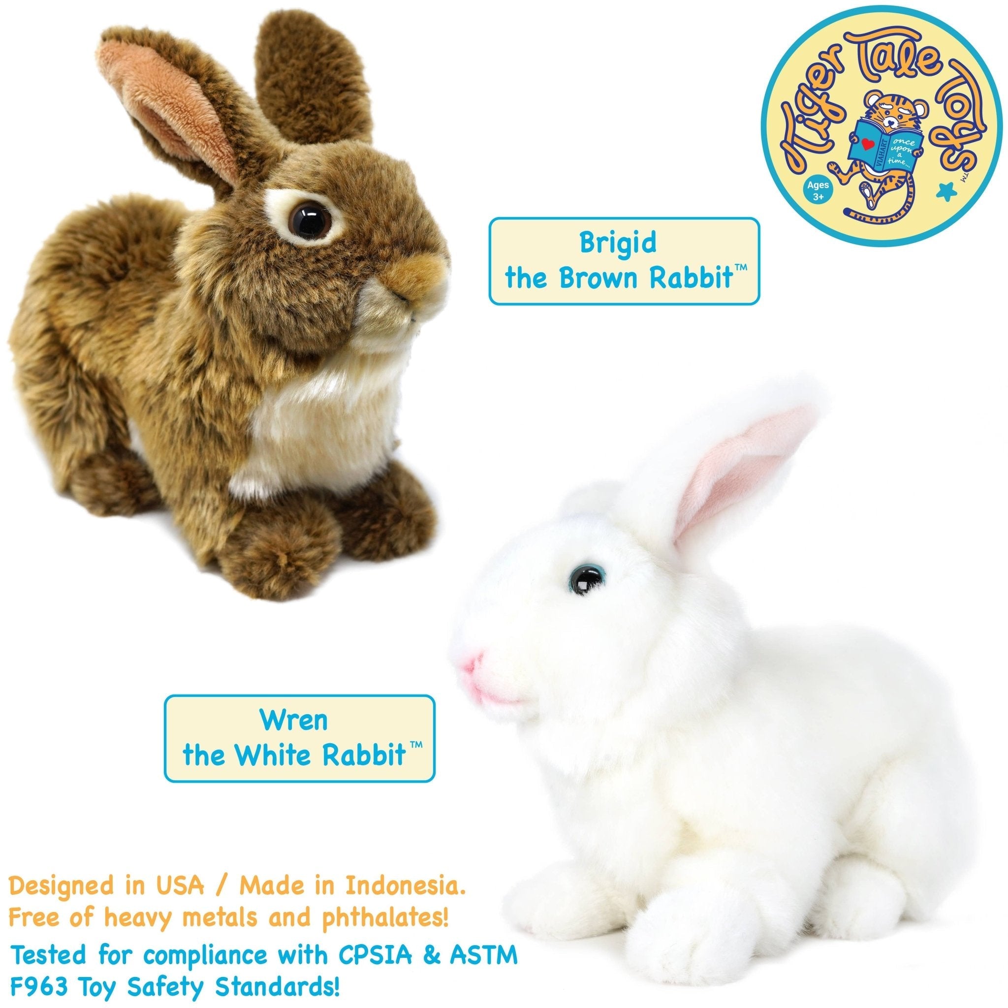 Brigid the Brown Rabbit 10" Plush — Forager Story