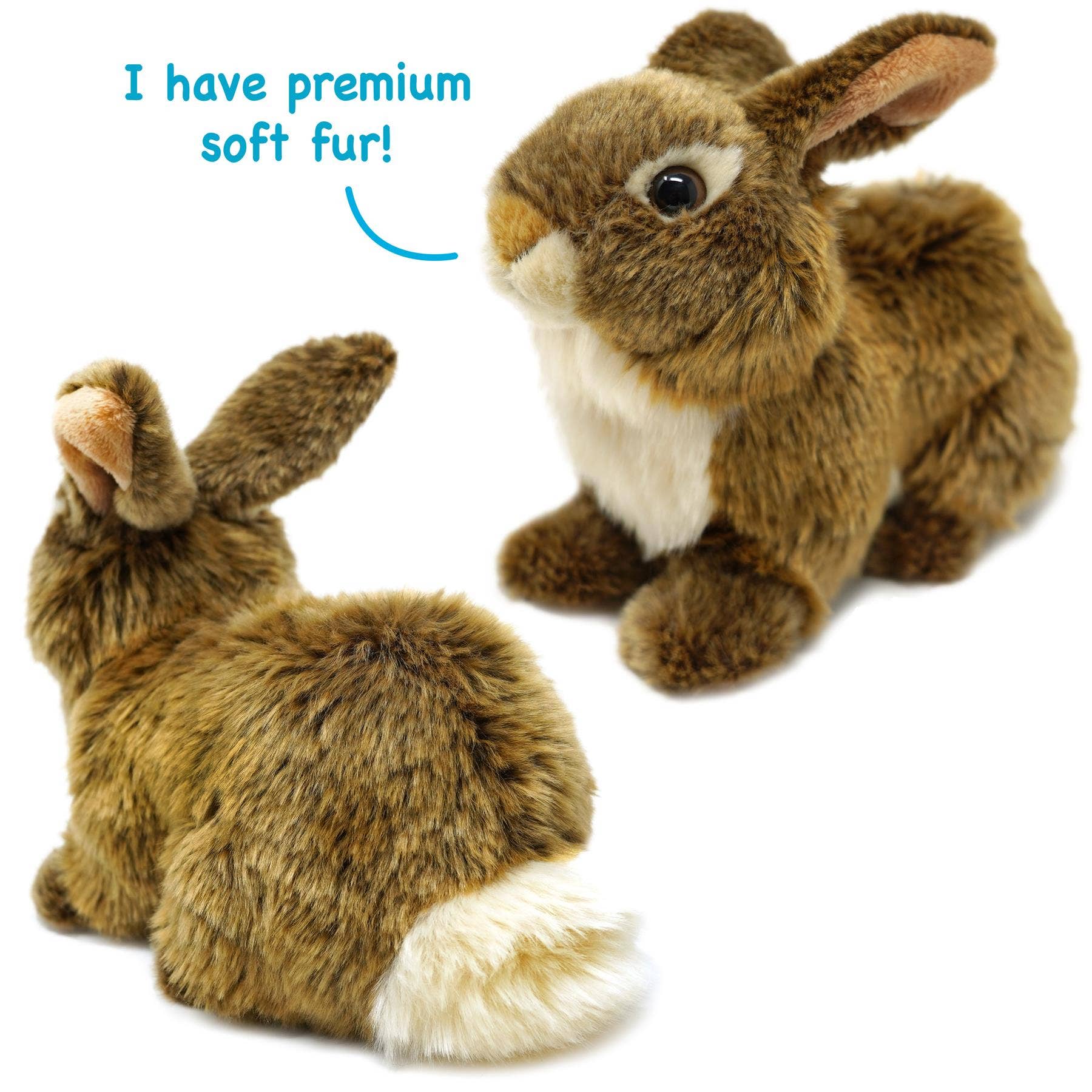 Brigid the Brown Rabbit 10" Plush — Forager Story