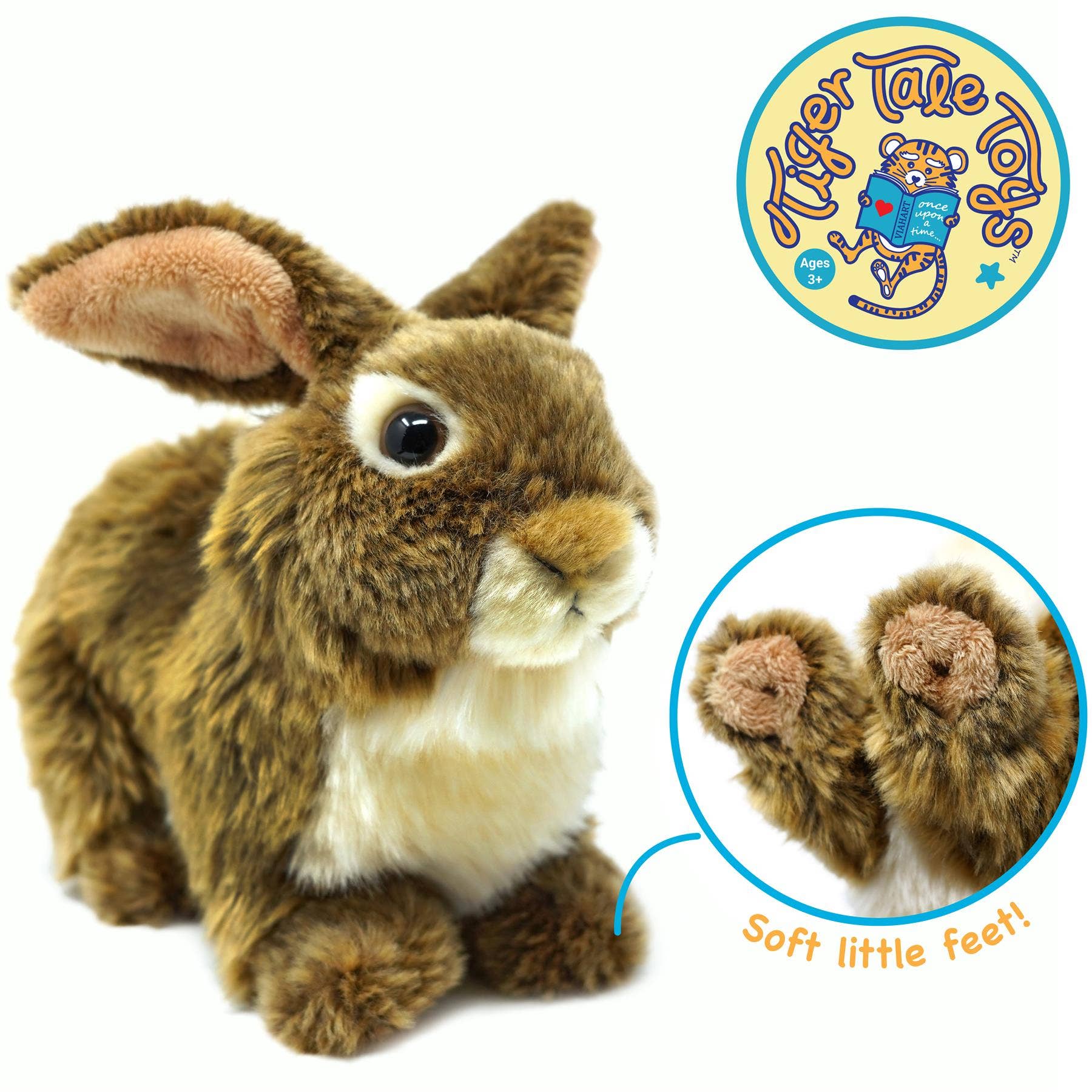 Brigid the Brown Rabbit 10" Plush — Forager Story
