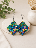 Multi Colored Dangle Earrings