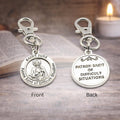 Saint Jude Patron Saint Of Difficult Situations Clip On Charm Faith Gift Catholic Devotional Accessory